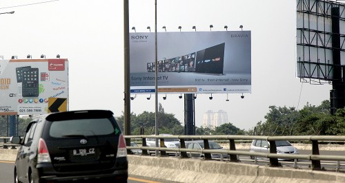 Sony Internet TV Billboard in Jakarta